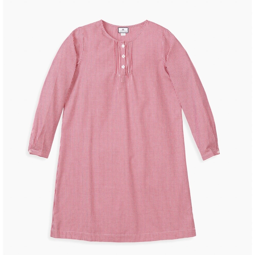 Petite Plume Flannel Beatrice Nightgown Womens XL